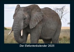 Cover-Bild zum Titel 'Der Elefantenkalender 2025 Fotokalender DIN A5' von 'Tobias Becker'