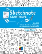 Cover-Bild zum Titel 'Die Sketchnote Starthilfe' von 'Tanja Wehr'