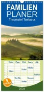 Familienplaner 2026 - Traumziel Toskana mit 5 Spalten (Wandkalender, 21 x 45 cm) CALVENDO - M. Scott