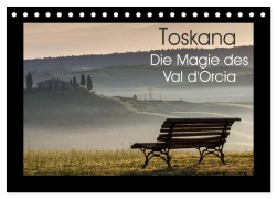 Toskana - Die Magie des Val d'Orcia (Tischkalender 2026 DIN A5 quer), CALVENDO Monatskalender - Peter Schürholz
