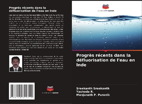 Progrès récents dans la défluorisation de l'eau en Inde - Sreekanth Sreekanth, Yashoda R., Manjunath P. Puranik
