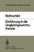 Cover-Bild zum Titel 'Einführung in die Ungleichgewichtstheorie' von 'Kurt W. Rothschild'