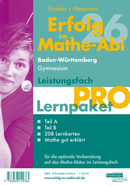 Erfolg im Mathe-Abi 2026 Lernpaket Leistungsfach 'Pro' Baden-Württemberg Gymnasium - Helmut Gruber, Robert Neumann, Stefan Rosner