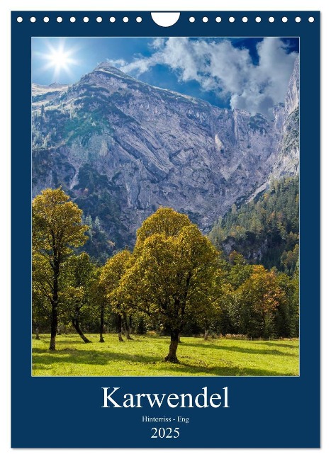 Karwendel - Hinterriss-Eng (Wandkalender 2025 DIN A4 hoch), CALVENDO Monatskalender - Horst Eisele