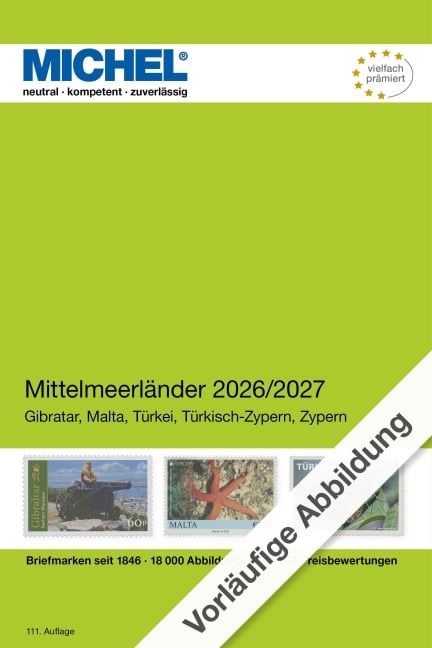 Mittelmeerländer 2026 - Michel-Redaktion