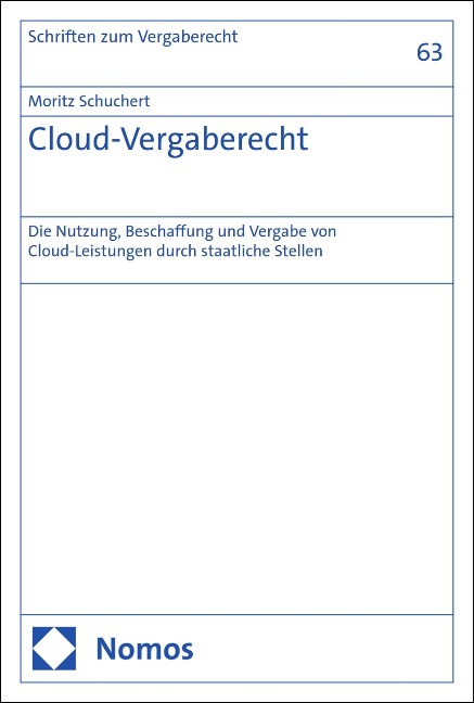 Cloud-Vergaberecht - Moritz Schuchert