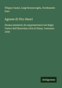 Cover-Bild zum Titel 'Agnese di Fitz-Henri' von 'Filippo Casari, Luigi Buonavoglia, Ferdinando Paer'