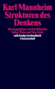 Cover-Bild zum Titel 'Strukturen des Denkens' von 'Karl Mannheim'
