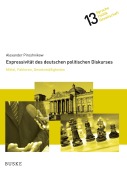 Cover-Bild zum Titel 'Expressivität des deutschen politischen Diskurses' von 'Alexander Piroshnikow'