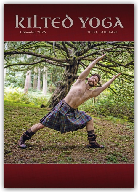 Kilted Yoga 2026 - A3-Posterkalender - Carousel