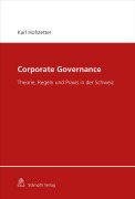 Cover-Bild zum Titel 'Corporate Governance' von 'Karl Hofstetter'