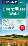 KOMPASS Wanderkarten-Set 186 Oberpfälzer Wald (2 Karten) 1:50.000 - 