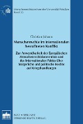 Cover-Bild zum Titel 'Menschenrechte im internationalen bewaffneten Konflikt' von 'Christian Johann'