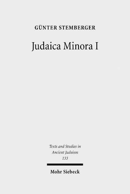 Judaica Minora - Günter Stemberger