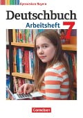 Deutschbuch Gymnasium 7. Jahrgangsstufe - Bayern - Arbeitsheft mit Lösungen - Martin Scheday, Konrad Wieland