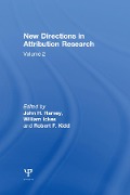 Cover-Bild zum Titel 'New Directions in Attribution Research' von ''