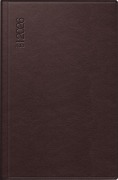 Cover-Bild zum Titel 'rido/idé 7016168276 | Taschenkalender Mod. partner/Industrie I 2026 | A7, Leder, dunkelrot' von ''