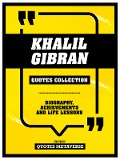 Cover-Bild zum Titel 'Khalil Gibran - Quotes Collection: Biography, Achievements And Life Lessons' von 'Quotes Metaverse'