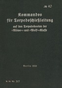 Cover-Bild zum Titel 'M.Dv.Nr. 317 Kommandos für Torpedoschießleitung auf Torpedobooten' von ''