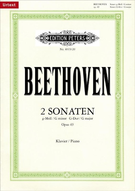 Sonaten op. 49 g-Moll Nr. 1 / G-Dur Nr. 2 - Ludwig van Beethoven