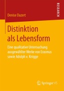 Cover-Bild zum Titel 'Distinktion als Lebensform' von 'Denise Dazert'