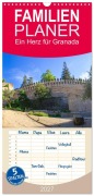 Cover-Bild zum Titel 'Familienplaner 2027 - Ein Herz für Granada mit 5 Spalten (Wandkalender, 21 x 45 cm) CALVENDO' von 'Christa Kramer'