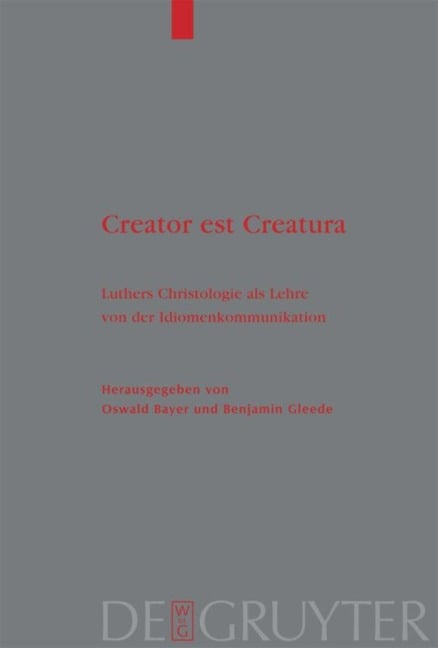 Creator est Creatura - 