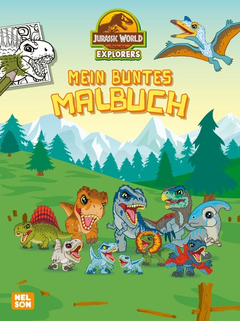 Jurassic World Explorers: Mein buntes Malbuch - 