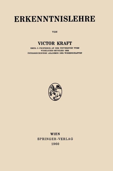 Erkenntnislehre - Victor Kraft