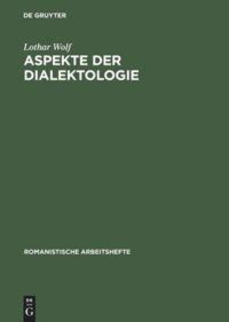 Aspekte der Dialektologie - Lothar Wolf