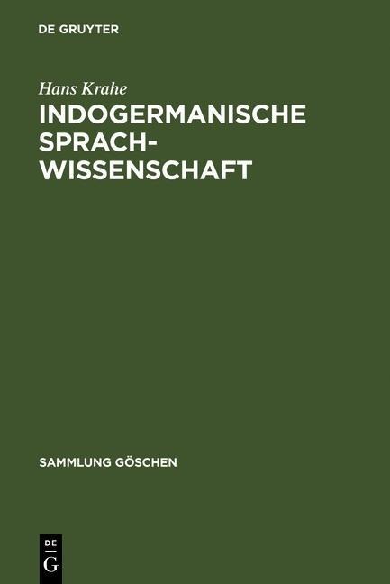 Indogermanische Sprachwissenschaft - Hans Krahe
