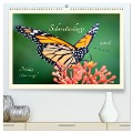 Wunderwelt der Schmetterlinge 2024 Prächtige Sommervögel (hochwertiger Premium Wandkalender 2024 DIN A2 quer), Kunstdruck in Hochglanz - Lebensfreude Innere Stärke