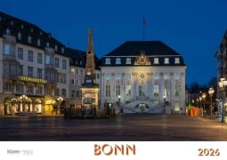 Cover-Bild zum Titel 'Bonn 2026 Bildkalender A4 quer, spiralgebunden' von ''