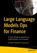 Cover-Bild zum Titel 'Large Language Models Ops for Finance' von 'Brindha Priyadarshini Jeyaraman'