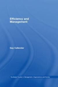 Efficiency and Management - Guy Callender