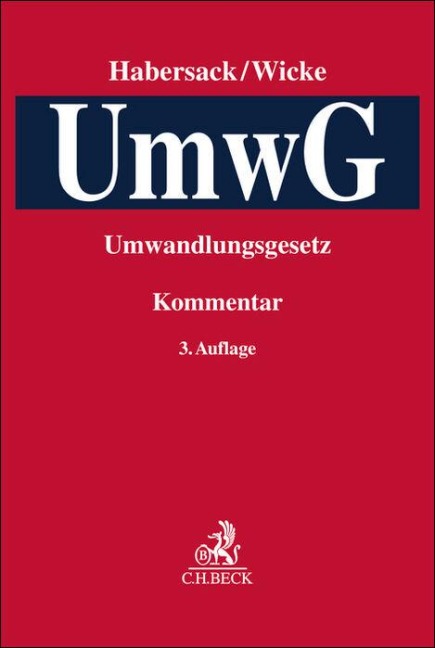 Umwandlungsgesetz. UmwG - 