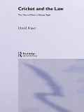 Cover-Bild zum Titel 'Cricket and the Law' von 'David Fraser'