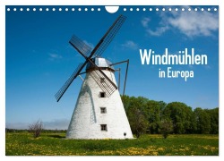 Cover-Bild zum Titel 'Windmühlen in Europa (Wandkalender 2027 DIN A4 quer), CALVENDO Monatskalender' von 'Frauke Scholz'