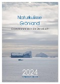 Naturkulisse Grönland - Expeditionsreise in die Diskobucht (Wandkalender 2024 DIN A2 hoch), CALVENDO Monatskalender - Urbach Urbach
