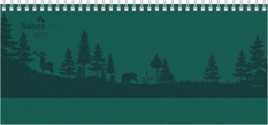 Cover-Bild zum Titel 'Tisch-Querkalender Nature Line Forest 2027' von ''