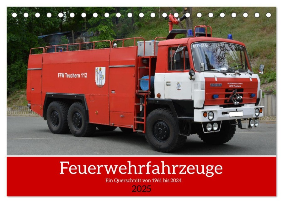 Einsatzfahrzeuge aus Ostdeutschland von 1961 bis heute (Tischkalender 2025 DIN A5 quer), CALVENDO Monatskalender - Sven Kläser