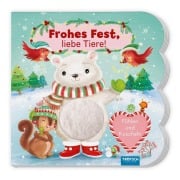Cover-Bild zum Titel 'TRÖTSCH - Fühlbuch Frohes Fest liebe Tiere Fühlen und Kuscheln | Zauberhaftes Pappenbuch mit kuscheligen Fühlelementen| Ab 1 Jahr' von ''
