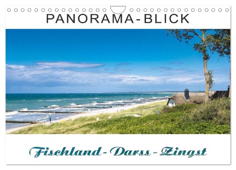 Panorama-Blick Fischland-Darss-Zingst (Wandkalender 2024 DIN A4 quer), CALVENDO Monatskalender - Andrea Dreegmeyer
