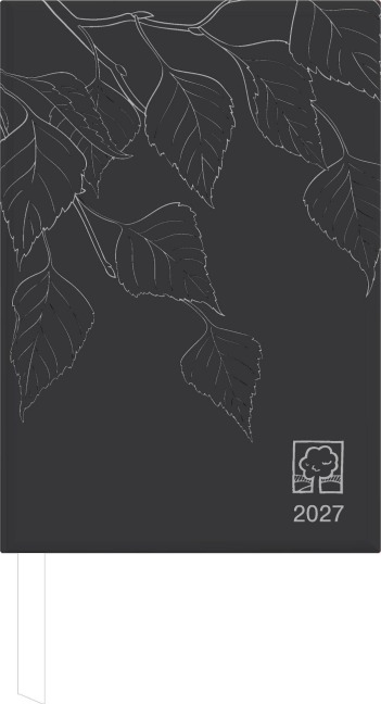 Buchkalender 1T/1S Bl. Engel farblich sortiert 2027 - 