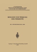 Cover-Bild zum Titel 'Biologie und Wirkung der Fermente' von 'Konrad Lang, Theodor Bücher, E. C. Slater, Helmut Holzer, Kurt Wallenfels'