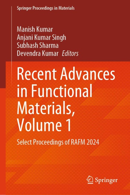 Recent Advances in Functional Materials, Volume 1 - 
