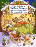 Cover-Bild zum Titel 'Wenn sieben kleine Weihnachtshasen mit Schwung durch die Adventszeit rasen' von 'Sabine Praml'