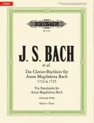 Cover-Bild zum Titel 'Die Clavier-Büchlein für Anna Magdalena Bach 1722 & 1725 -Urtext- (Auswahlausgabe · Selected Pieces)' von 'Johann Sebastian et al. Bach'