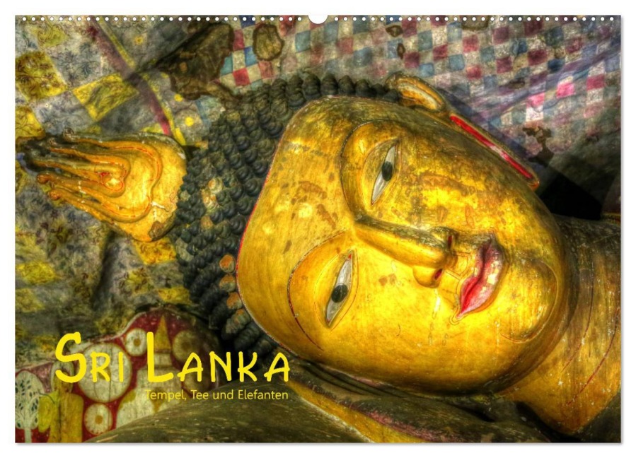 Sri Lanka - Tempel, Tee und Elefanten (Wandkalender 2026 DIN A2 quer), CALVENDO Monatskalender - Dirk Stamm