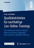 Qualitätskriterien für nachhaltige Live-Online-Trainings - Lena Schneider